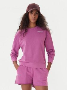 Kappa Bluza Logo Fekka 371M5EW Fioletowy Regular Fit. Fioletowe bluzy Kappa, m, bez wzorów, z bawełny, bez kaptura. Za 119,99 zł.