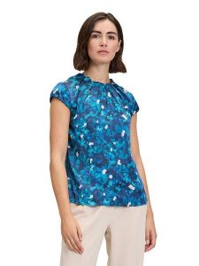 BETTY & CO Bluzka w kolorze granatowo-morsko-białym rozmiar: 44. Niebieskie bluzki Betty & Co, bez wzorów, bez kołnierzyka, bez ramiączek. Za 97,45 zł.