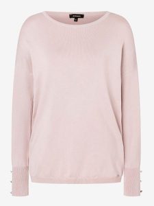 More & More Sweter w kolorze jasnoróżowym rozmiar: 46. Różowe swetry oversize More & More, bez wzorów, bez ramiączek. Za 114,44 zł.