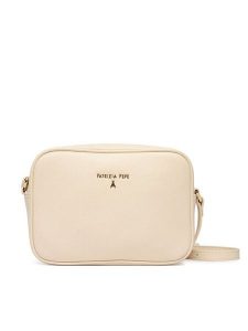 Patrizia Pepe Torebka CB8985/L001-W405 Écru. Torebki klasyczne Patrizia Pepe, bez wzorów, ze skóry, bez dodatków. Za 689,99 zł.