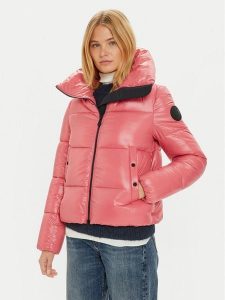 Save The Duck Kurtka zimowa D39370W LUCK19 Różowy Regular Fit. Czerwone kurtki Save the duck, na zimę, bez wzorów, z syntetyku, bez kaptura. Za 575,99 zł.