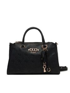 Guess Torebka Anise HWPD99 16060 Czarny. Czarne kuferki Guess, z aplikacjami, ze skóry, bez dodatków. Za 749,99 zł.