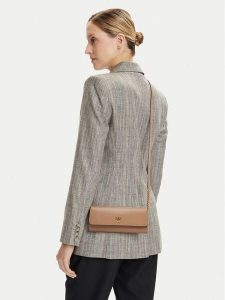 PINKO Torebka Love Tiny Brids Wallet C AI 25-26 PCPL 103765 A0F1 Brązowy. Brązowe listonoszki Pinko, bez wzorów, ze skóry, bez dodatków. Za 519,99 zł.