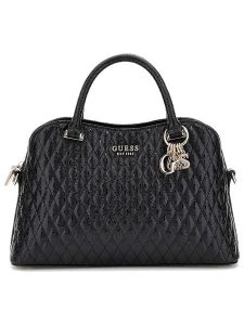 Guess Torebka w kolorze czarnym - 31 x 20 x 10 cm rozmiar: onesize. Czarne torebki klasyczne Guess, z aplikacjami, z materiału, bez dodatków. Za 517,45 zł.