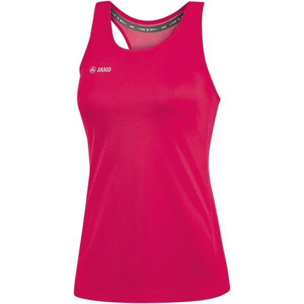 Damski tank top Jako top Run 2.0. Czerwone topy JAKO, bez wzorów, sportowe, bez kołnierzyka, bez ramiączek. Za 155,50 zł.