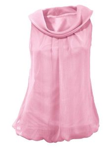 Heine Bluzka w kolorze jasnoróżowym rozmiar: 38. Różowe bluzki Heine, bez wzorów, bez kołnierzyka, bez ramiączek. Za 43,99 zł.