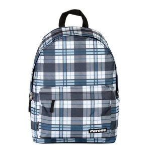 Plecak Perona Plaid. Niebieskie plecaki 100%. Za 133,50 zł.