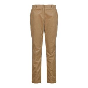 Spodnie aksamitne damskie CMP. Brązowe spodnie dresowe CMP, bez wzorów, z weluru. Za 291,35 zł.