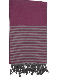 Samimi Chusta hammam w kolorze ciemnoczerwonym - 180 x 100 cm rozmiar: onesize. Czerwone apaszki i chusty Samimi, bez wzorów, z bawełny. Za 109,78 zł.