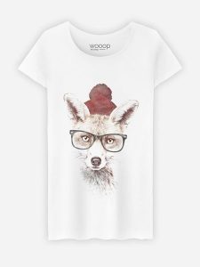 WOOOP Koszulka w kolorze białym rozmiar: L. Białe bluzki Wooop, l, bez wzorów, z bawełny, bez kołnierzyka, bez ramiączek. Za 56,99 zł.