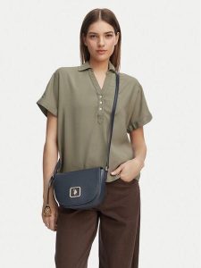 U.S. Polo Assn. Torebka BEUXT8791WVP Granatowy. Niebieskie torebki klasyczne U.S. Polo Assn., bez wzorów, ze skóry, bez dodatków. Za 114,99 zł.