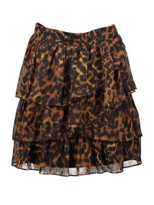 Guess Spódnica w kolorze brązowym rozmiar: XS. Brązowe spódnice Guess, na co dzień, xs, z aplikacjami, mini. Za 87,81 zł.