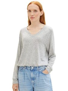 Tom Tailor Sweter w kolorze szarym rozmiar: XL. Szare swetry oversize Tom Tailor, xl, bez wzorów, bez ramiączek. Za 61,60 zł.