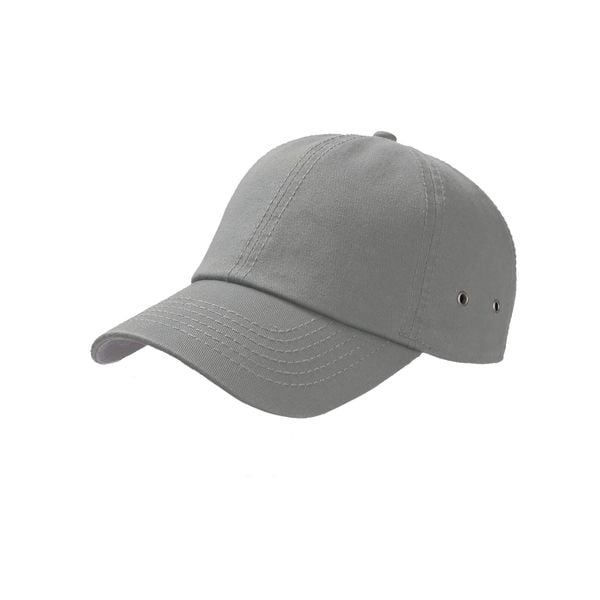 Czapka Baseballowa Chino Action 6 Panel. Szare czapki ATLANTIS, bez wzorów. Za 60,99 zł.
