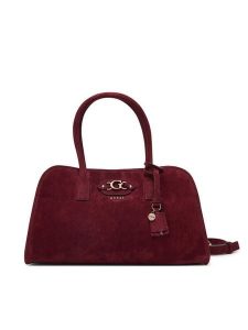 Guess Torebka Samantha HWSG23 13060 Bordowy. Czerwone torebki klasyczne Guess, z aplikacjami, z materiału, bez dodatków. Za 634,99 zł.