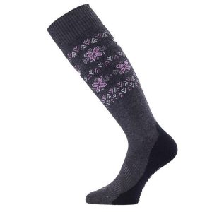 Skarpety narciarskie damskie Lasting FWI 889 Merino 85%. Czarne skarpetki LASTING, bez wzorów, z wełny. W wyprzedaży za 139,90 zł.