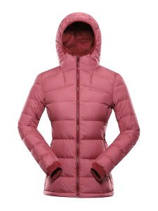 Alpine Pro Kurtka puchowa "Rogita" w kolorze różowym rozmiar: M. Różowe kurtki Alpine Pro, m, bez wzorów, z materiału, bez kaptura. Za 569,95 zł.