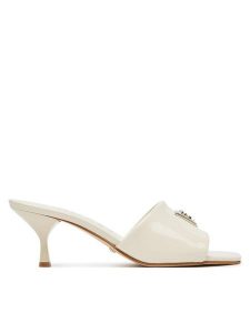 Guess Klapki FLJLUS PAF03 Écru. Klapki Guess, z aplikacjami, ze skóry, bez obcasa. Za 342,00 zł.