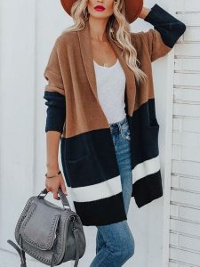 LA Angels Kardigan w kolorze granatowo-jasnobrązowym rozmiar: S. Brązowe kardigany LA Angels. Za 173,99 zł.