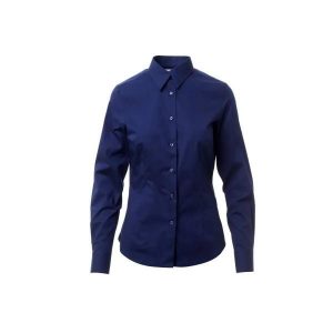 Koszula damska Payper Wear Florentia. Niebieskie koszule PAYPER WEAR, bez wzorów, z bawełny, bez kołnierzyka, bez ramiączek. Za 248,50 zł.