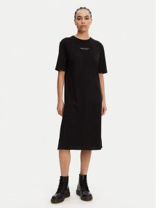 Armani Exchange Sukienka codzienna 8NYACF YJG3Z 52AK Czarny Regular Fit. Czarne kombinezony Armani Exchange, xs, bez wzorów, z bawełny, bez kołnierzyka, bez ramiączek. Za 179,99 zł.
