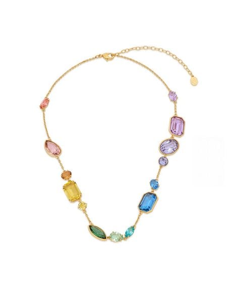 Swarovski Naszyjnik Gema 5741584 Złoty. Żółte naszyjniki Swarovski, metalowe. Za 969,99 zł.