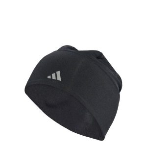 Czapka CLIMACOOL Beanie Fitted. Czarne czapki ADIDAS, bez wzorów, sportowe. Za 83,00 zł.
