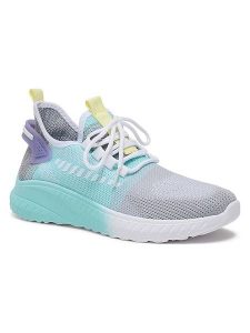 Kimberfeel Sneakersy "Kessy" w kolorze turkusowym rozmiar: 38. Niebieskie trampki Kimberfeel, bez wzorów, z materiału, bez zapięcia. Za 165,99 zł.