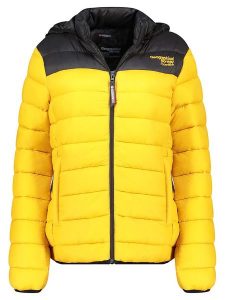 Geographical Norway Kurtka pikowana "Atikoclerc" w kolorze żółtym rozmiar: XXL. Żółte kurtki Geographical Norway, xxl, bez wzorów, bez kaptura. Za 187,96 zł.