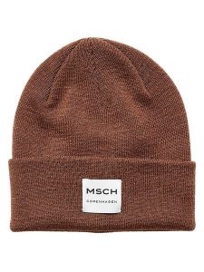 MOSS COPENHAGEN Czapka "Mojo" w kolorze brązowym rozmiar: onesize. Brązowe czapki Moss Copenhagen, bez wzorów, z wełny. Za 79,03 zł.