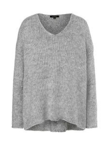 More & More Sweter w kolorze szarym rozmiar: 44. Szare swetry oversize More & More, bez wzorów, ze splotem, bez ramiączek. Za 127,35 zł.