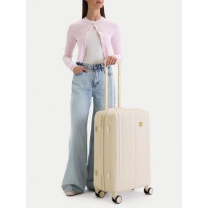 Walizka średnia Nine West. Białe walizki Nine West, bez wzorów, średnie. Za 359,99 zł.