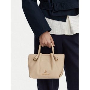 Torebka Beverly Hills Polo Club. Brązowe torebki klasyczne Beverly Hills Polo Club, bez wzorów, bez dodatków. Za 249,99 zł.