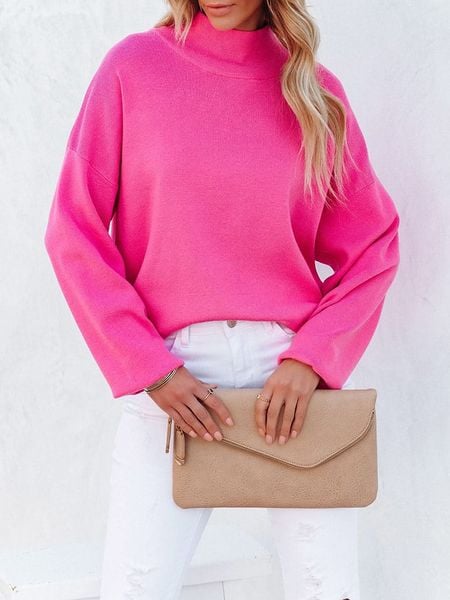 LA Angels Sweter w kolorze różowym rozmiar: S. Różowe swetry oversize LA Angels, s, bez wzorów, bez ramiączek. Za 205,93 zł.