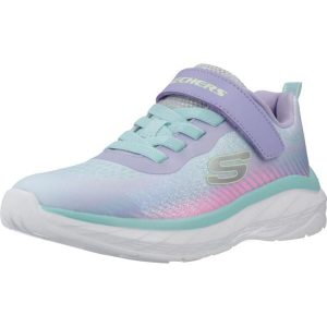 Buty SKECHERS BOUNDLESS COLOR BLITZ Niebieski. Niebieskie buty trekkingowe Skechers, z syntetyku, bez zapięcia. Za 195,99 zł.