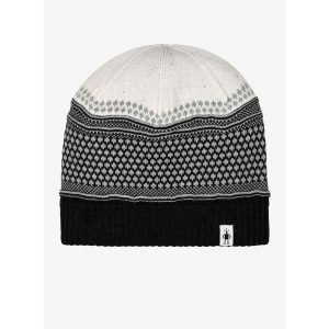 Czapka zimowa Smartwool Popcorn Cable Beanie - natural. Białe czapki Smartwool, bez wzorów, sportowe. Za 119,99 zł.