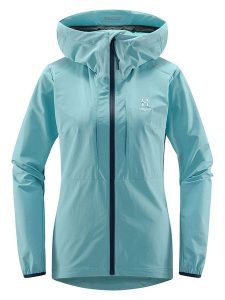 Haglöfs Kurtka narciarska "Discover Touring" w kolorze turkusowym rozmiar: XL. Niebieskie kurtki sportowe Haglöfs, xl, bez wzorów, z syntetyku, bez kaptura, narciarskie. Za 533,95 zł.