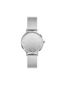 Daniel Wellington Zegarek Petite Reflection 28 DW00100796 Srebrny. Szare, analogowe zegarki Daniel Wellington. Za 639,99 zł.