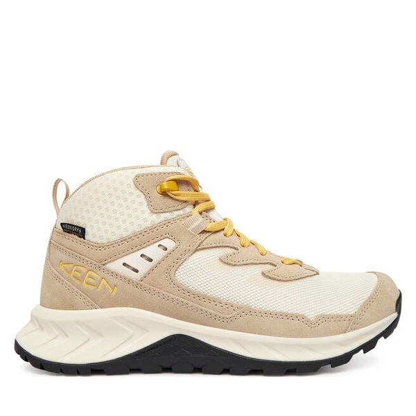 Trekkingi Keen. Brązowe buty sportowe Keen, bez wzorów, bez zapięcia, trekkingowe. Za 419,99 zł.