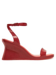 Melissa Sandały Melissa Celinna Ad 36109 Czerwony. Czerwone sandały Melissa, bez wzorów, z tworzywa sztucznego, bez obcasa, na koturnie, bez zapięcia. Za 429,99 zł.