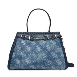 Torebka Guess. Niebieskie torebki klasyczne Guess, z aplikacjami, bez dodatków. Za 699,99 zł.