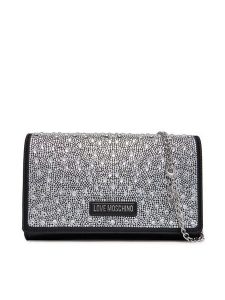 LOVE MOSCHINO Torebka JC4168PP1OLW100A Czarny. Czarne torebki klasyczne LOVE MOSCHINO, bez wzorów, ze skóry, bez dodatków. Za 669,00 zł.