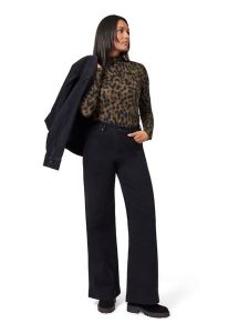 Scotch & Soda Koszulka w kolorze karmelowo-czarnym rozmiar: S. Brązowe bluzki Scotch & Soda, s, bez wzorów, bez kołnierzyka, bez ramiączek. Za 100,75 zł.