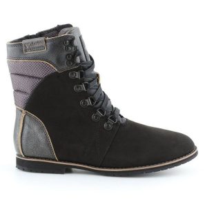 Buty Columbia Twentythird Ave Wp Mid W BL2769-010 czarne. Czarne botki bez wzorów, z gumy, bez obcasa, bez zapięcia. Za 544,84 zł.