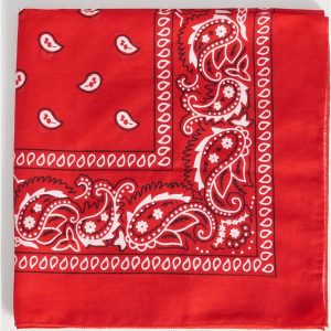 Chusta bandana - Czerwony. Apaszki i chusty marki Sinsay. Za 9,99 zł.
