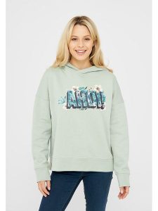 Derbe Bluza w kolorze jasnozielonym rozmiar: L. Zielone bluzy Derbe, l, bez wzorów, z bawełny, z kapturem. Za 100,99 zł.