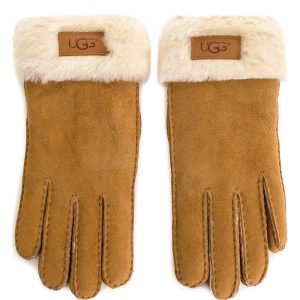 Rękawiczki Damskie UGG - W Turn Cuff Glove 17369 Chestnut. Rękawiczki marki Ugg. W wyprzedaży za 429,00 zł.