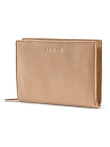 Puccini Skórzany portfel "Zen" w kolorze beżowym - 13 x 10 x 2 cm rozmiar: onesize. Brązowe portfele Puccini, bez wzorów, z materiału. Za 183,15 zł.