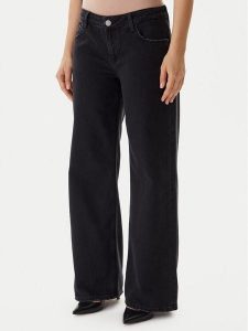 Guess Jeansy W5BA2K D0981 Niebieski Baggy Fit. Niebieskie jeansy Guess, z aplikacjami, z bawełny. Za 469,99 zł.