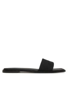 Calvin Klein Klapki Flat Slide - He HW0HW02378 Czarny. Czarne klapki Calvin Klein, bez wzorów, z materiału, bez obcasa. Za 239,99 zł.